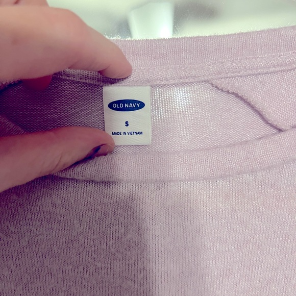 Lilac Old Navy long sleeve top - Picture 3 of 3